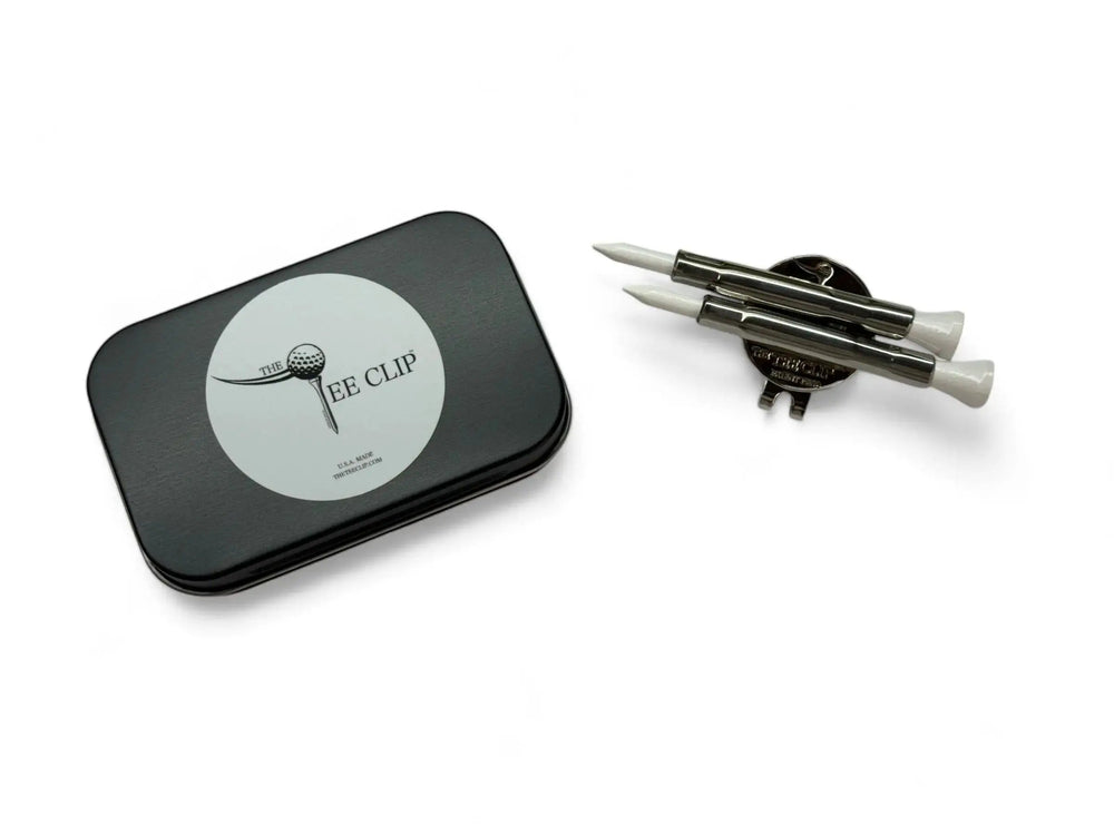 The Tee Clip: USA Made | Magnetic Golf Multi Tool - Golf Tee Holder, Ball Marker, Putting Alignment & Divot Repair