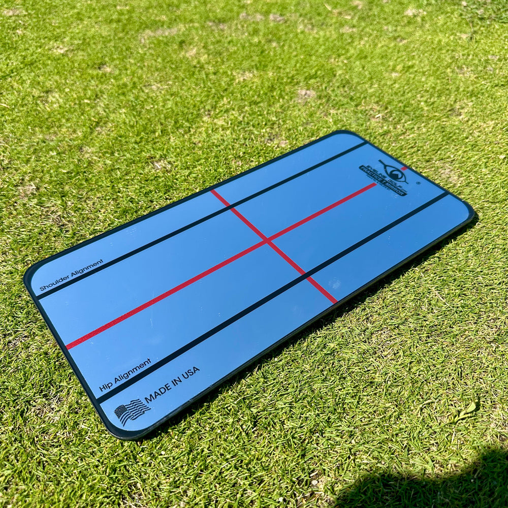 EyeLine Golf Practice-T Alignment & Ball Position Guide (White)