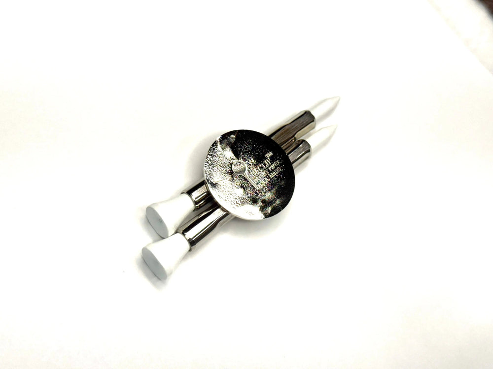 The Tee Clip: USA Made | Magnetic Golf Multi Tool - Golf Tee Holder, Ball Marker, Putting Alignment & Divot Repair