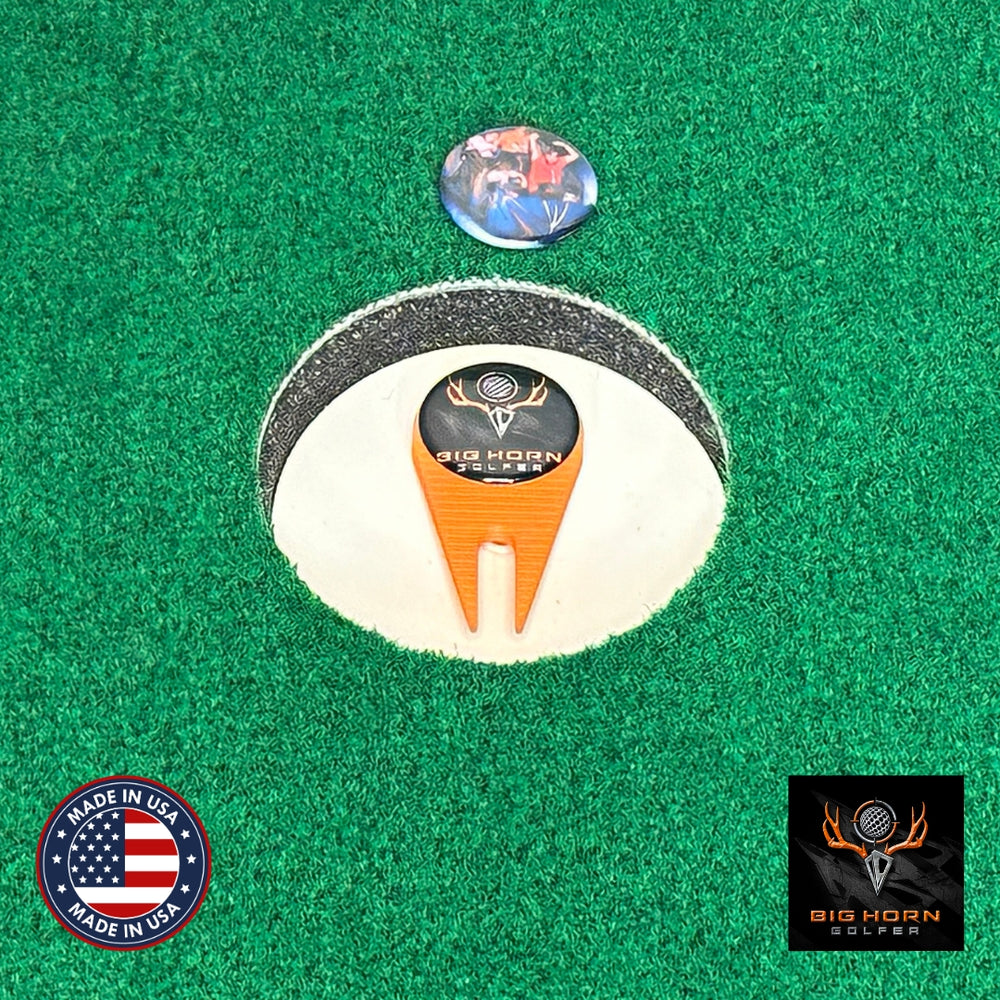 Custom Magnetic Golf Ball Markers - Single