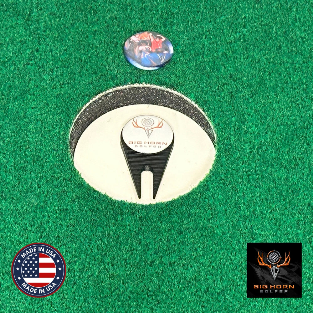 Custom Magnetic Golf Ball Markers - Single