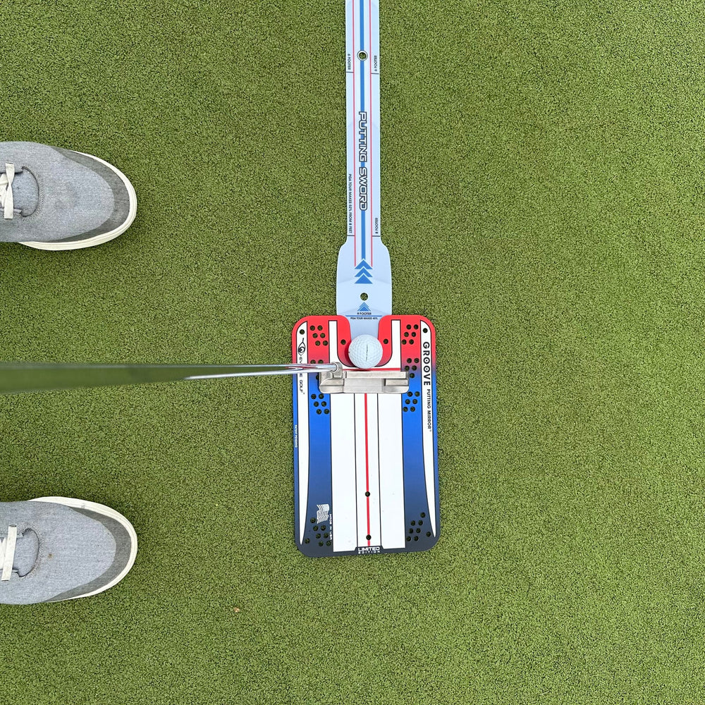 EyeLine Golf Groove Putting Mirror + Putting Sword Pair