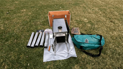 RBM Outdoors Medium Wood Stove With Fire-Resistant Glass "Caminus M"