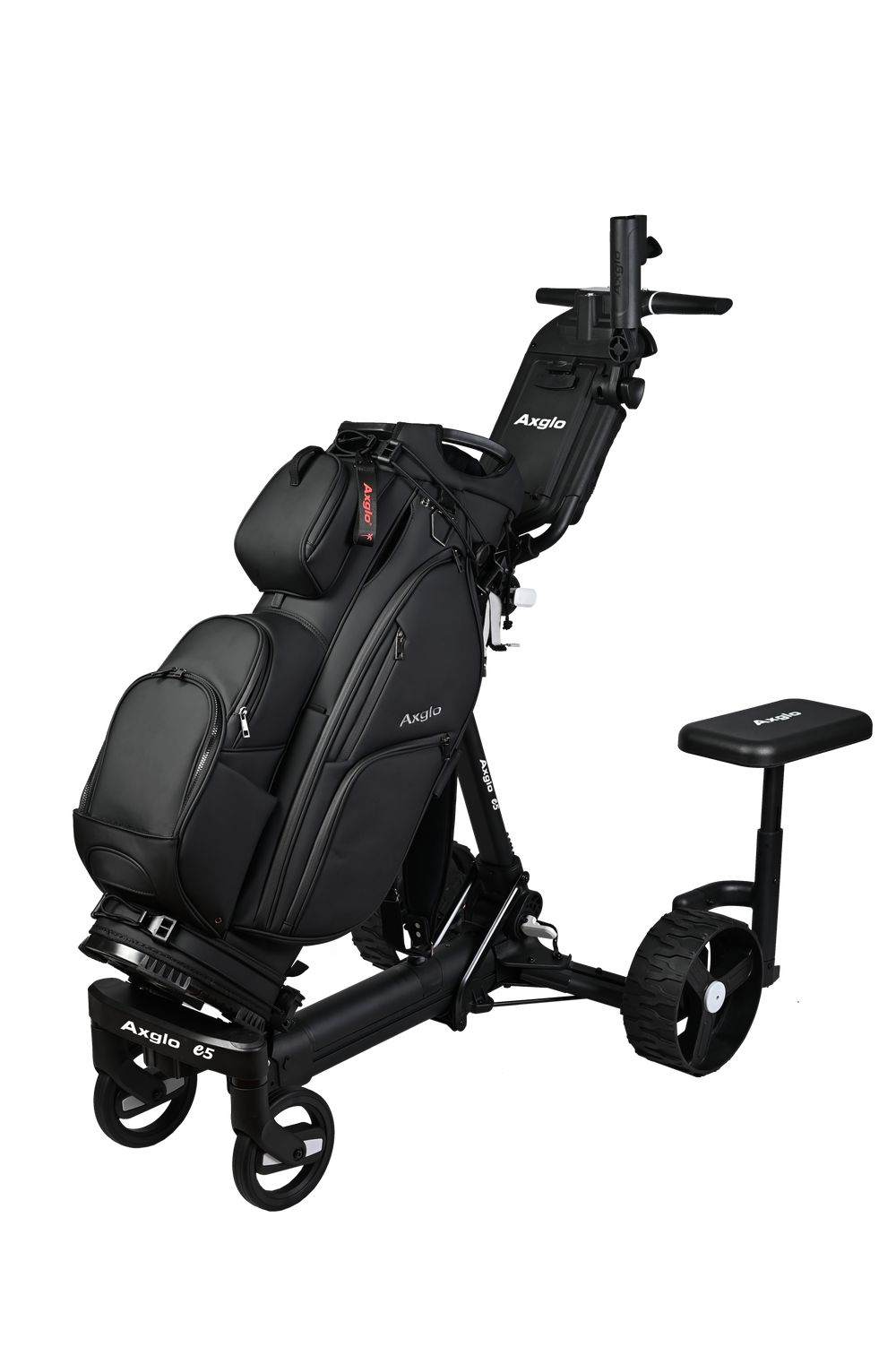 Axglo E5 Follow Me Electric Golf Push Cart