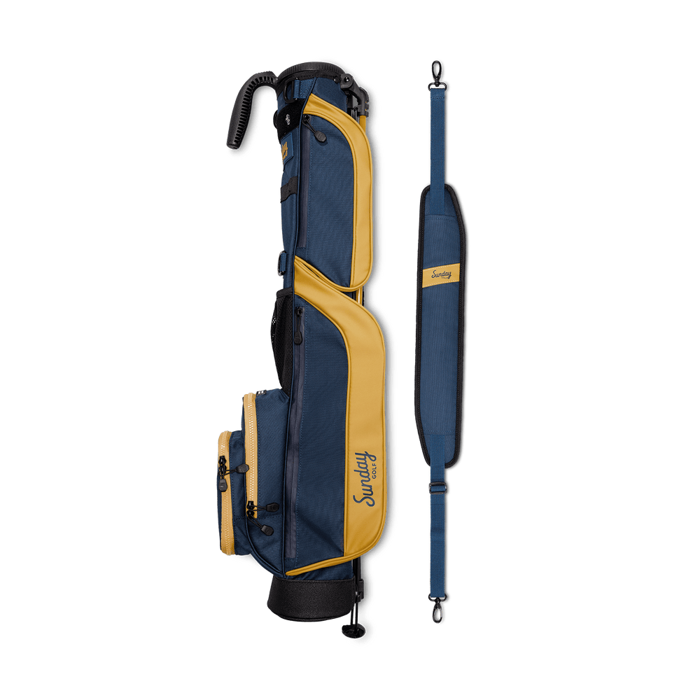 The Loma | Navy + Gold Par 3 Bag