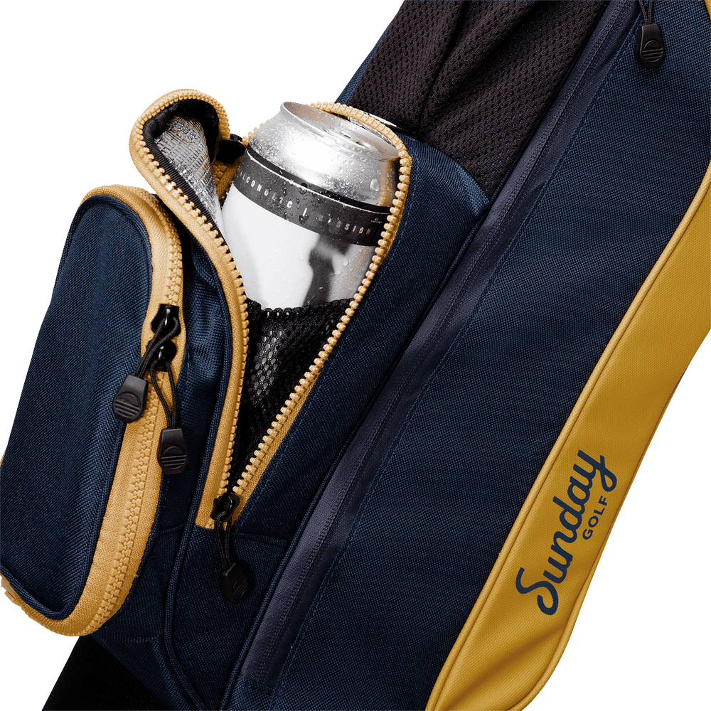 The Loma | Navy + Gold Par 3 Bag