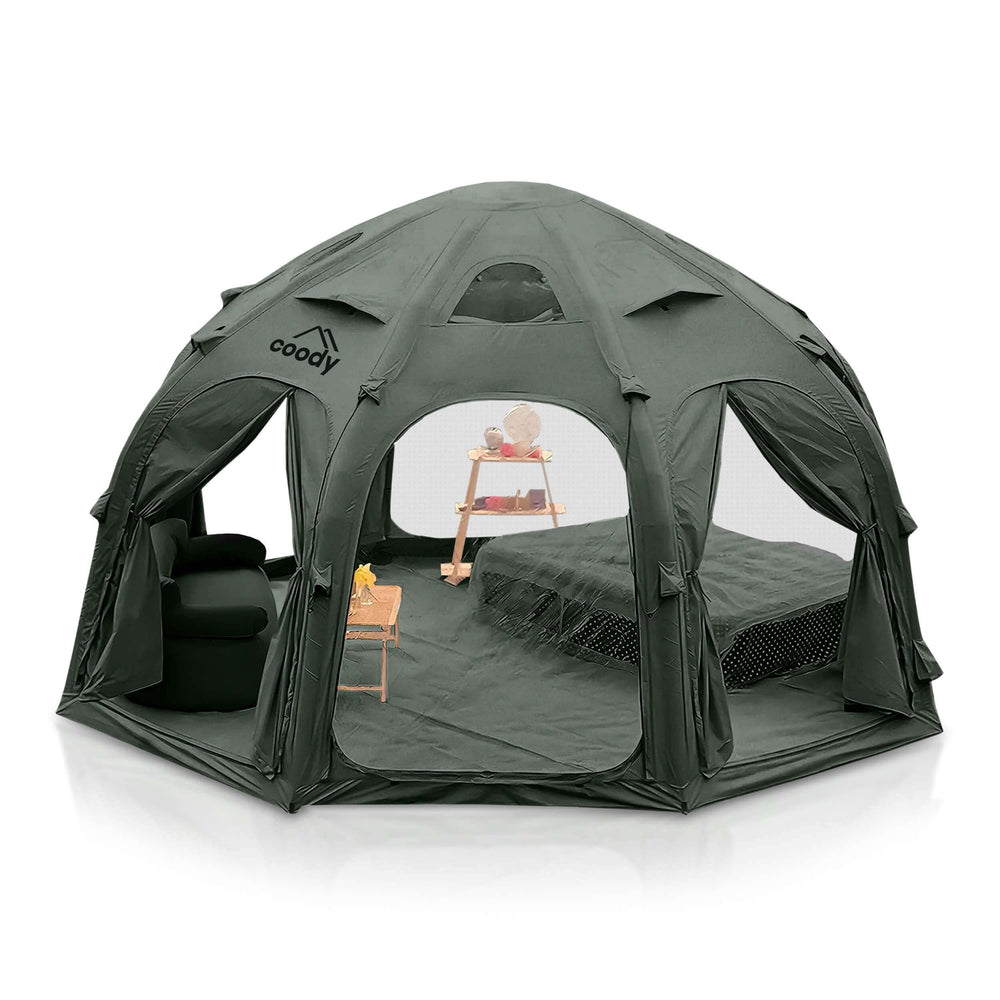 Coody Dome | RBM Outdoors Octopus - Inflatable tent for 2-4 person (Forest Green)