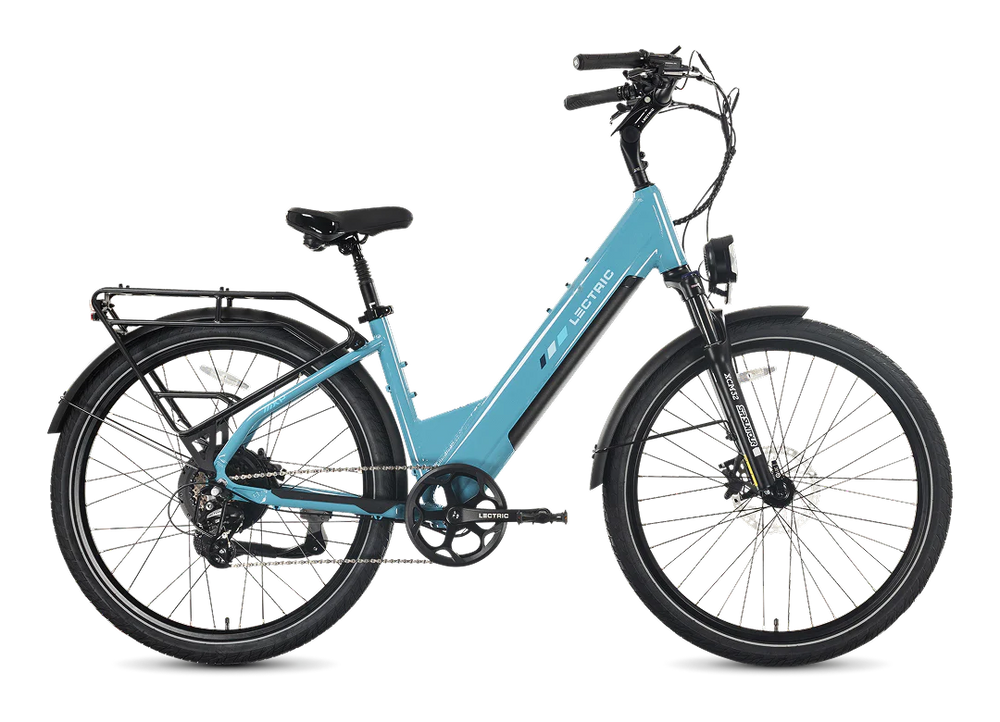 Lectric XPress2 Raindrop Blue Cruiser eBike
