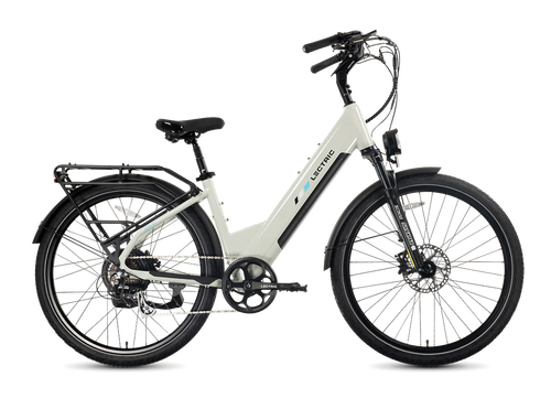Lectric XPress2 Stratus White Cruiser eBike