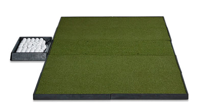 Fiberbuilt Player Preferred Series Studio Golf Mat - Center Hitting - 10'X4'