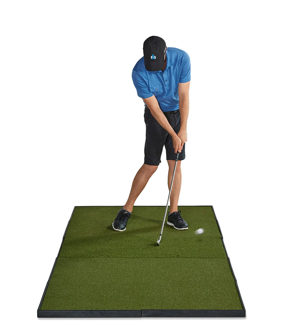 Fiberbuilt Player Preferred Series Studio Golf Mat - Center Hitting - 10'X4'