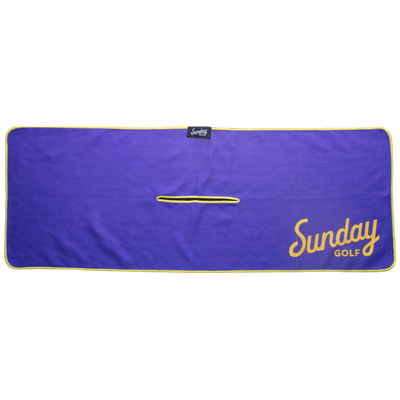 Tailgate Golf Towel | Purple & Yellow