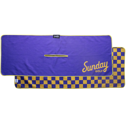 Tailgate Golf Towel | Purple & Yellow