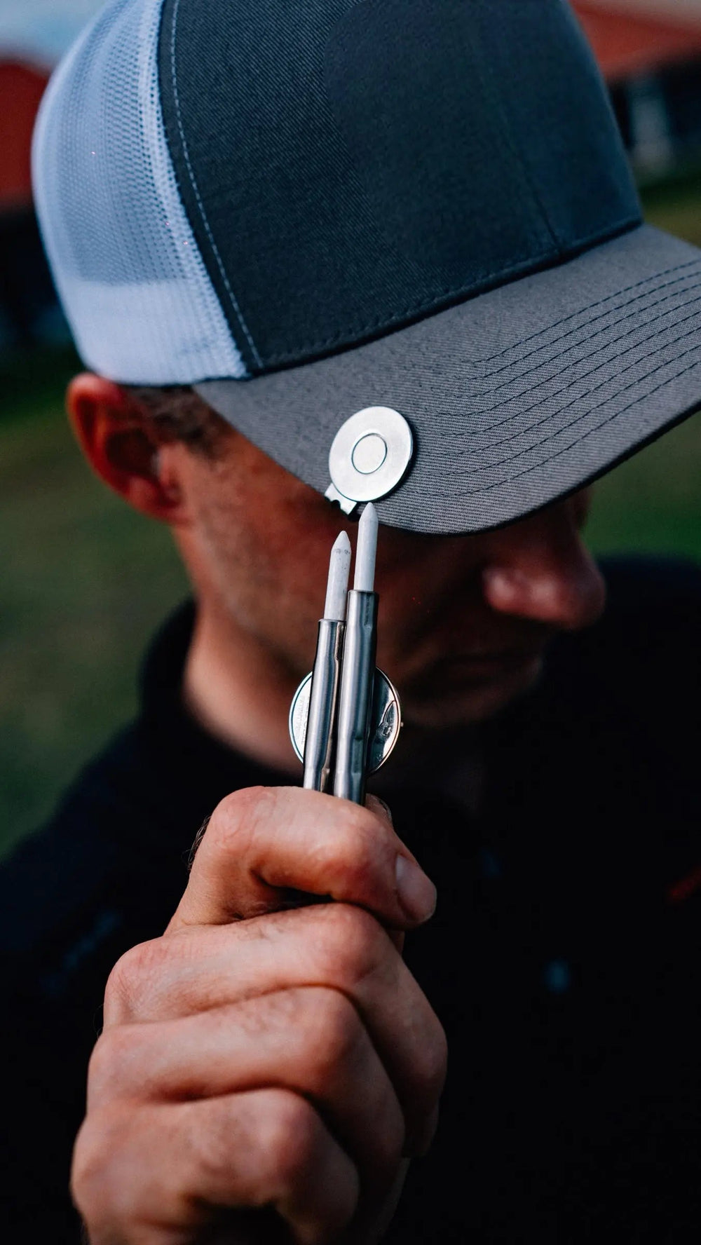 The Tee Clip: USA Made | Magnetic Golf Multi Tool - Golf Tee Holder, Ball Marker, Putting Alignment & Divot Repair