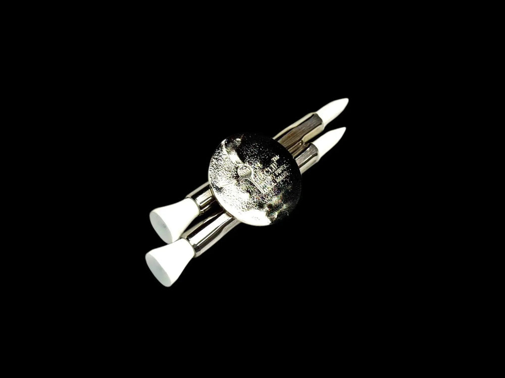 The Tee Clip: USA Made | Magnetic Golf Multi Tool - Golf Tee Holder, Ball Marker, Putting Alignment & Divot Repair