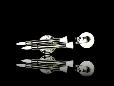 The Tee Clip: USA Made | Magnetic Golf Multi Tool - Golf Tee Holder, Ball Marker, Putting Alignment & Divot Repair
