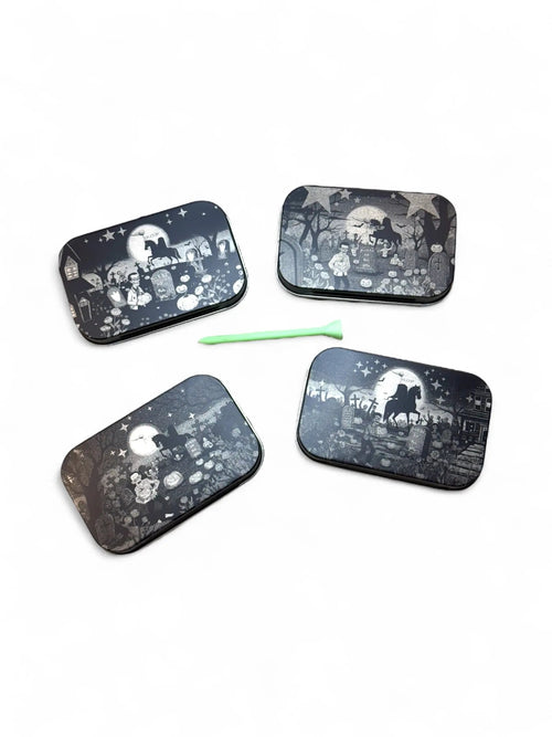 The Tee Clip Limited Edition - 10PK Plastic Glow Tees w/ Limited Edition Collectible Tin