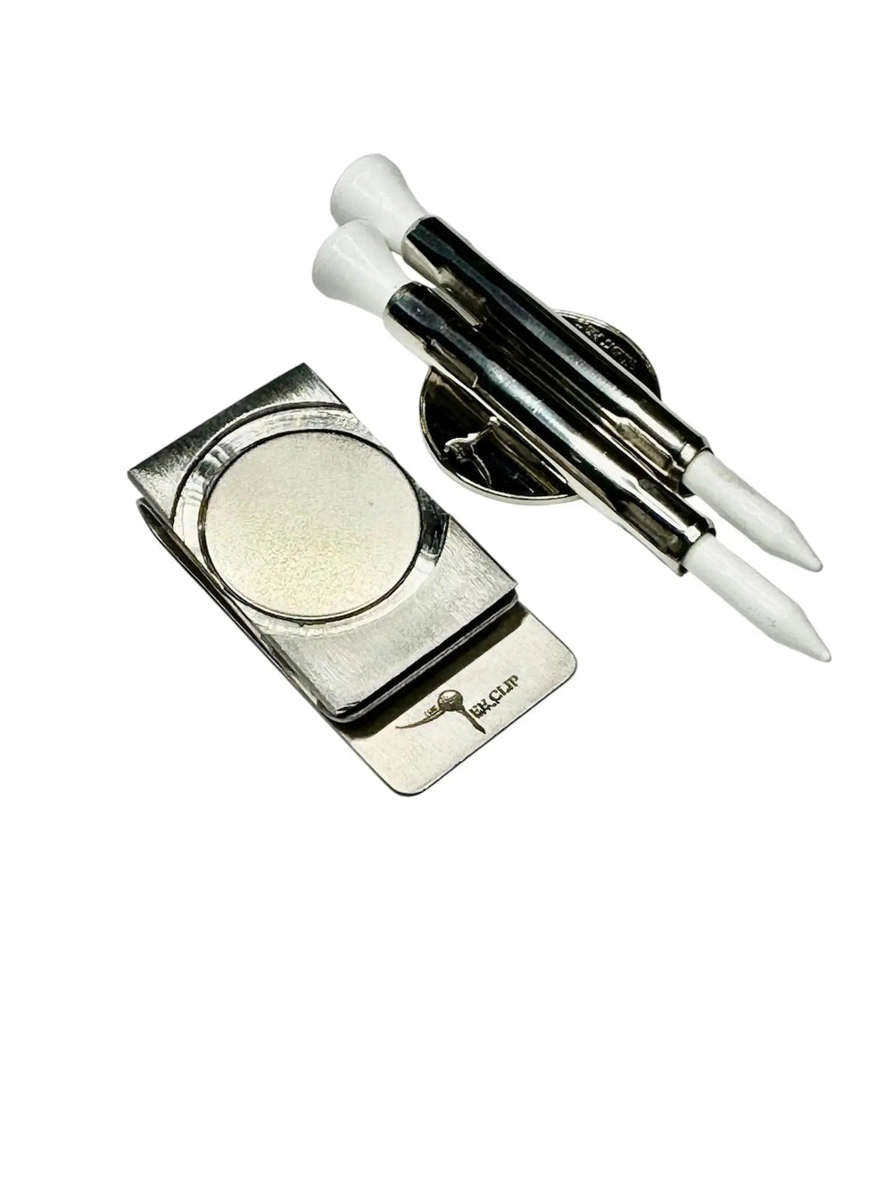 The Tee Clip Hip Clip™: USA Made Magnetic Golf Multi Tool Tee Holder For Belt or Waistband