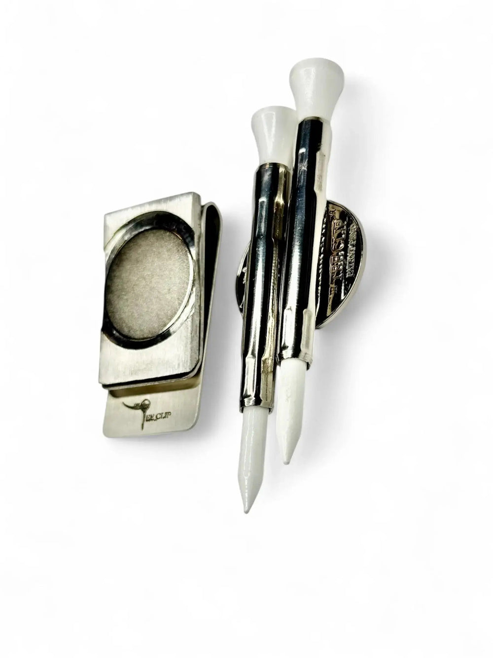 The Tee Clip Hip Clip™: USA Made Magnetic Golf Multi Tool Tee Holder For Belt or Waistband