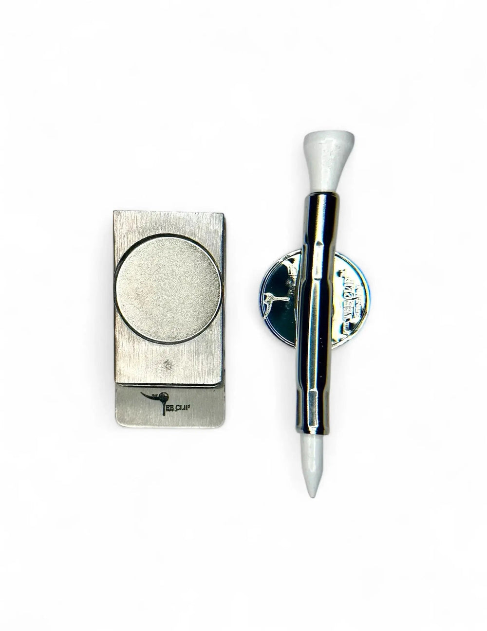 The Tee Clip Hip Clip MINI™: USA Made | Magnetic Golf Tee Holder for Belt Or Waist | Holds The Tee Clip® MINI™ | Single Barrel for 1 Tees, Ball Marker, Putting Alignment Tool, Divot Fixer