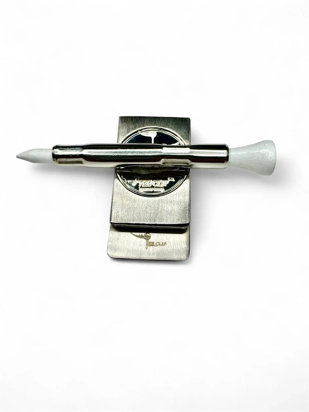 The Tee Clip Hip Clip MINI™: USA Made | Magnetic Golf Tee Holder for Belt Or Waist | Holds The Tee Clip® MINI™ | Single Barrel for 1 Tees, Ball Marker, Putting Alignment Tool, Divot Fixer