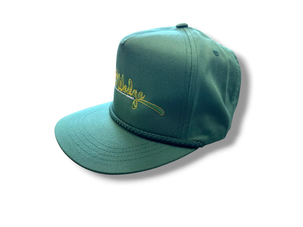 The Tee Clip Lost Wedge™ Official Logo Retro Golf Hat Spruce Green