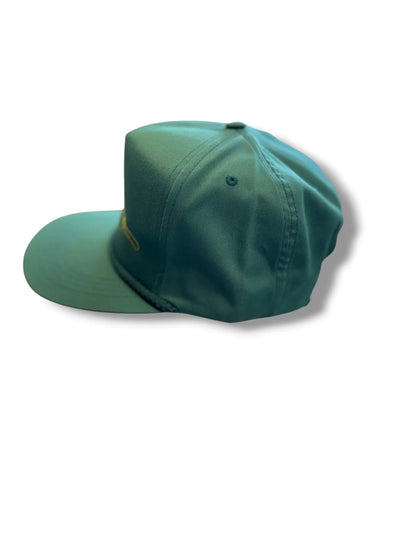 The Tee Clip Lost Wedge™ Official Logo Retro Golf Hat Spruce Green