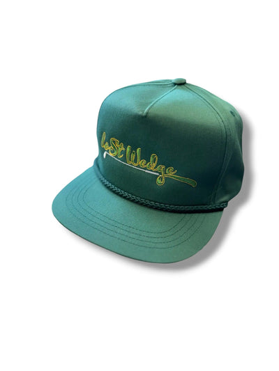The Tee Clip Lost Wedge™ Official Logo Retro Golf Hat Spruce Green