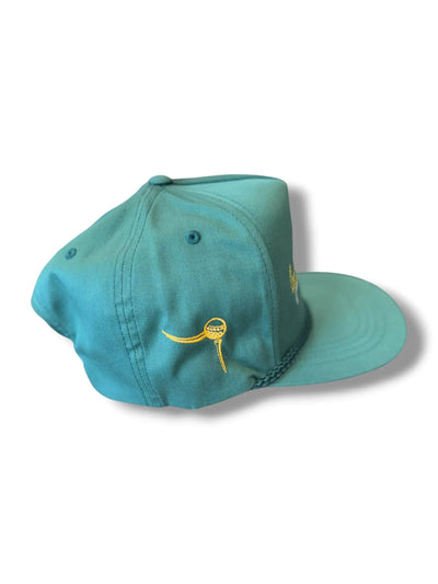 The Tee Clip Lost Wedge™ Official Logo Retro Golf Hat Spruce Green