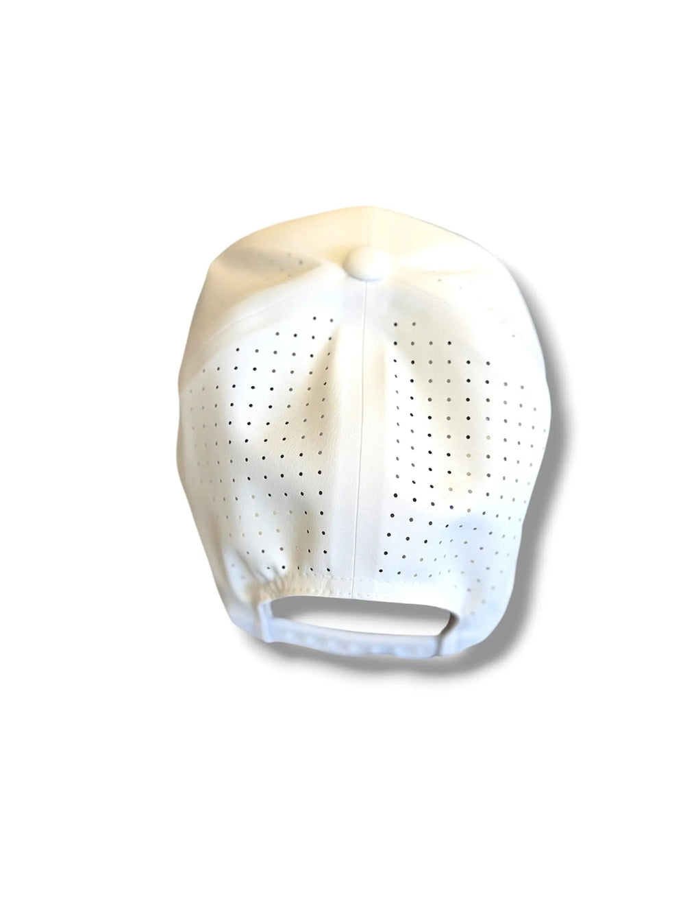 The Tee Clip Lost Wedge™ Official Logo Performance Golf Hat White