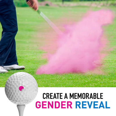 Kid Caddie Golf Gender Reveal Golf Balls