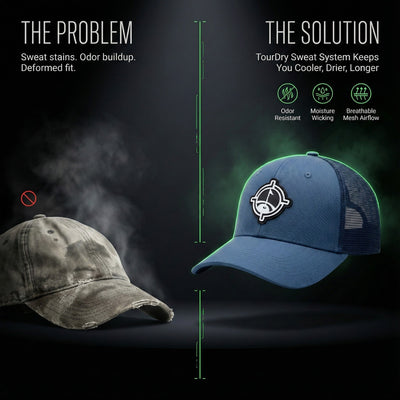 Aiming Fluid Golf Performance Hat (TourDry™ System)