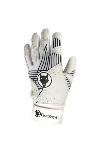 VukGripz - Prowler White Batting Gloves