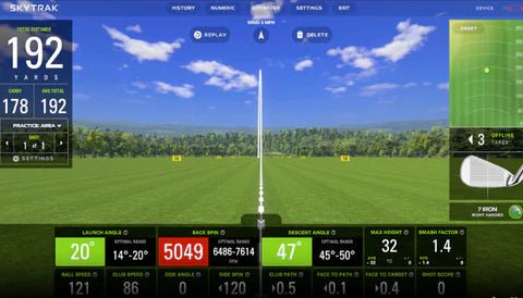 SkyTrak+ Garage Golf Simulator Package