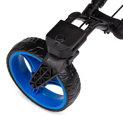 Founders Club Swerve 3 Wheel Golf Cart - Charcoal/Blue