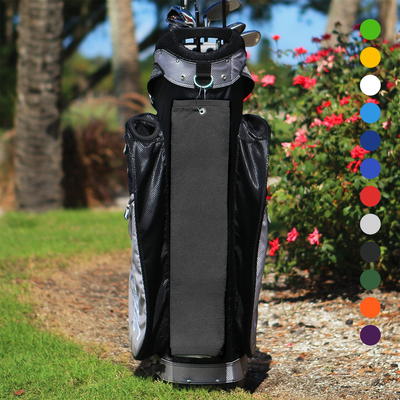 Tri-Fold Diamond Velour Golf Towel: Grommet & Hook Pack of 3