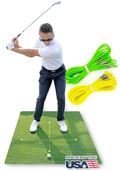 Tee Claw Mixed Pack of Green/Yellow Elastic Lanyards