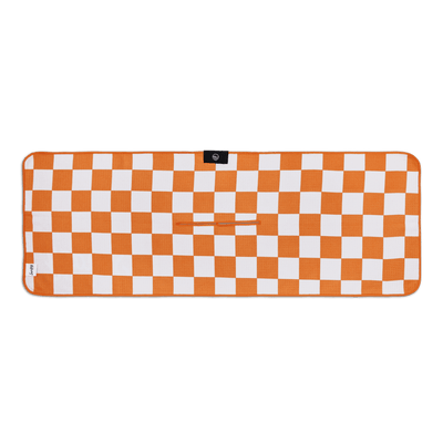 Tailgate Golf Towel | Orange Checker