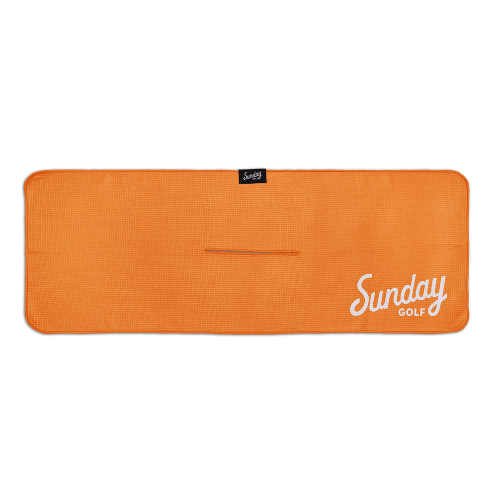 Tailgate Golf Towel | Orange Checker