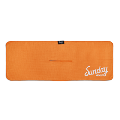 Tailgate Golf Towel | Orange Checker