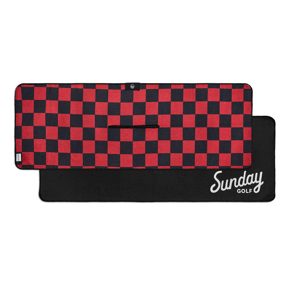 Tailgate Golf Towel | Red/Black Checker