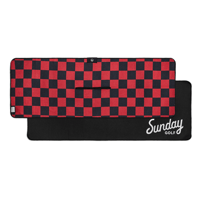 Tailgate Golf Towel | Red/Black Checker