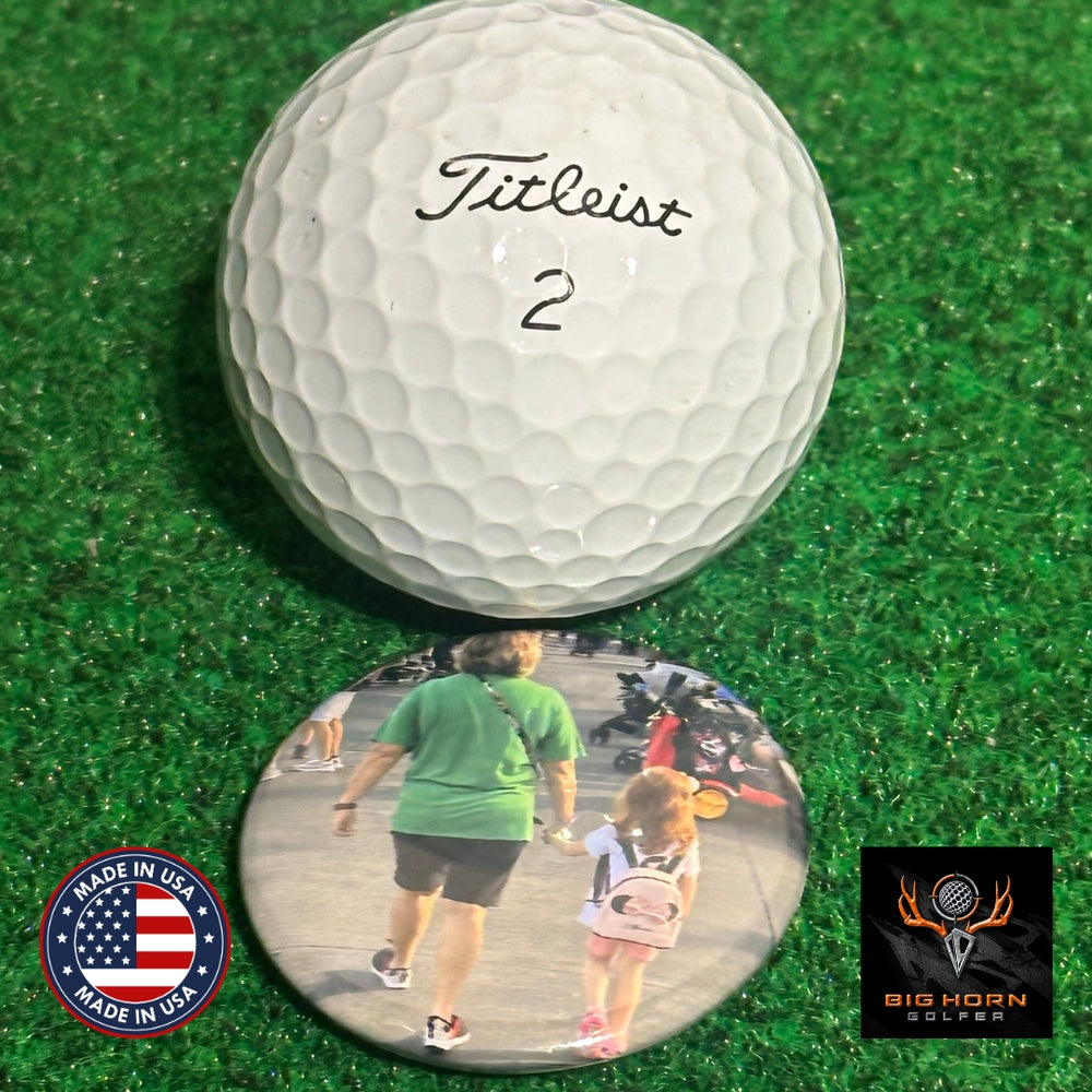 Custom Magnetic Golf Ball Markers- Set of 9