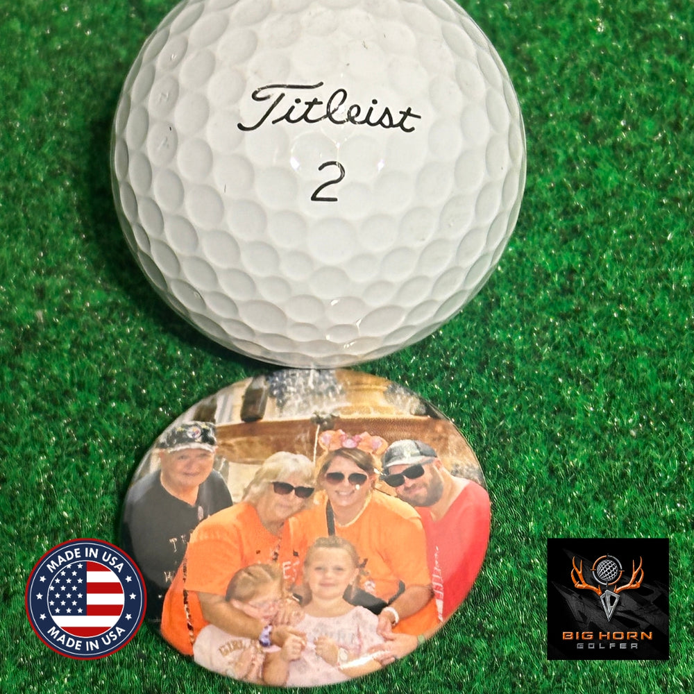 Custom Magnetic Golf Ball Markers- Set of 9