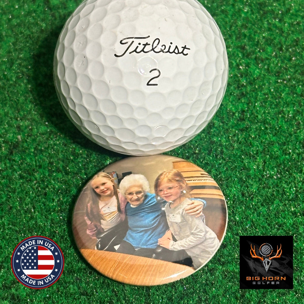 Custom Magnetic Golf Ball Markers- Set of 9