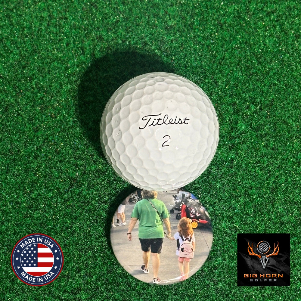 Custom Magnetic Golf Ball Markers- Set of 6