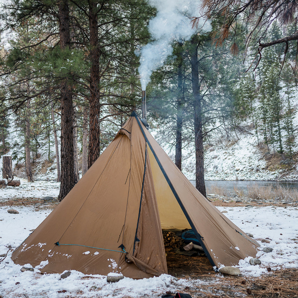 Seek Outside 8 Person Tipi | Stove | Liner | Hot Tent Bundle