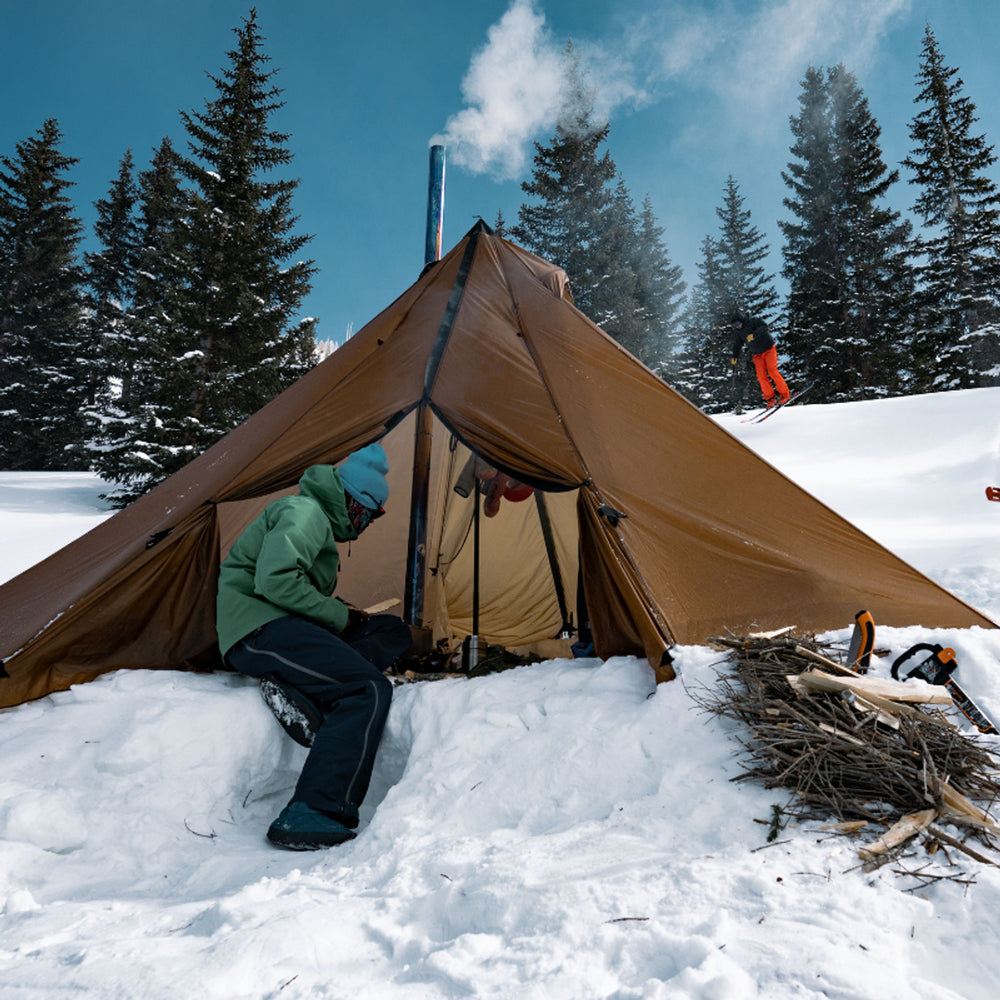 Seek Outside 12 Person Tipi | Stove | Liner | Hot Tent Bundle