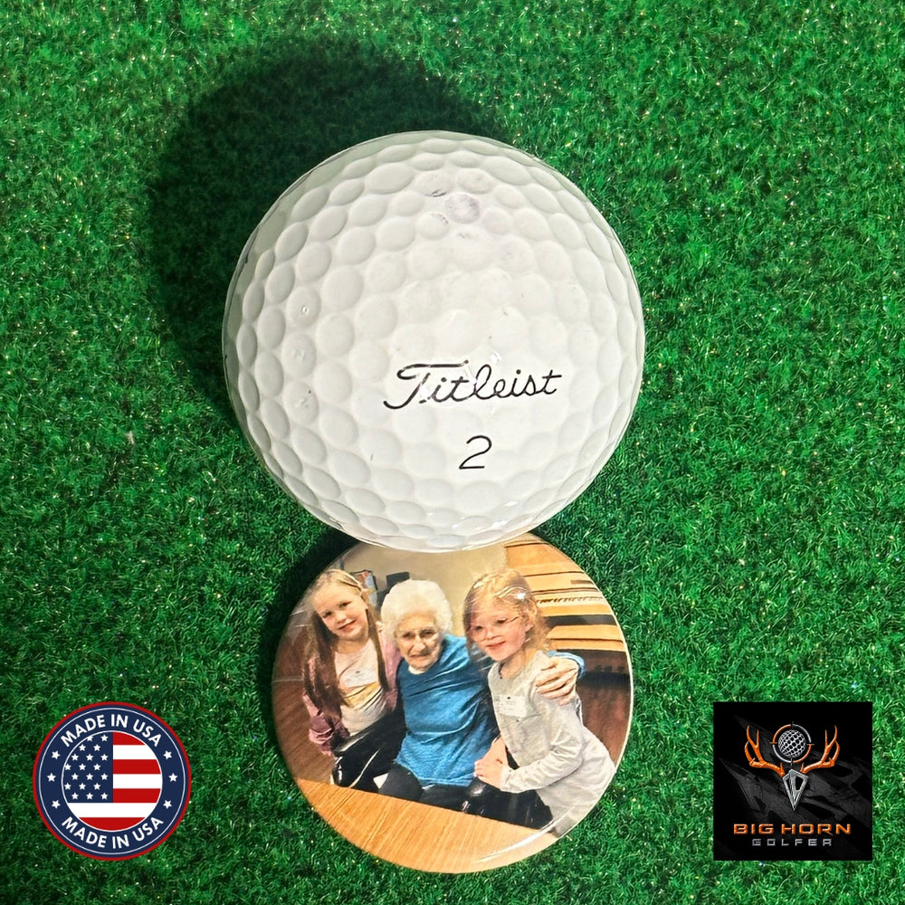 Custom Magnetic Golf Ball Markers - Single