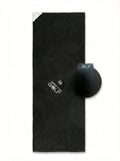 Aiming Fluid Golf - The 40 Magnetic Golf Towel + Landing Pad System